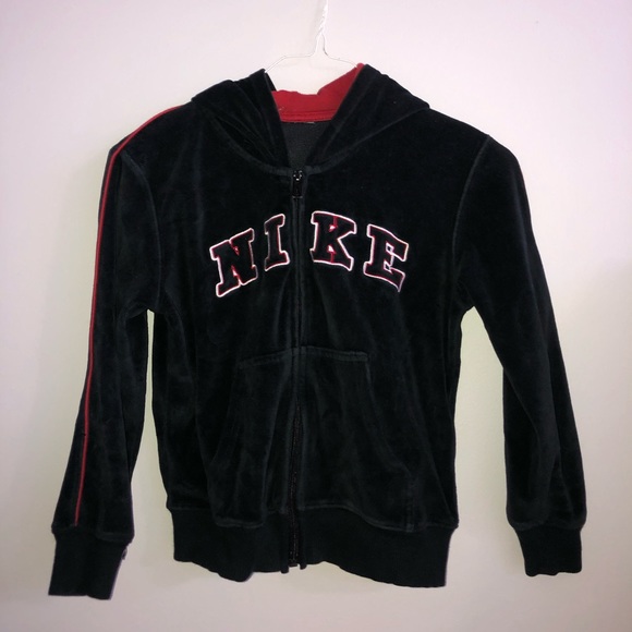 Velvet Nike zip up hoodie - Picture 1 of 2